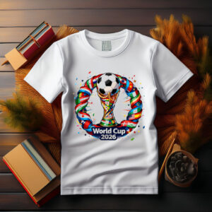 World Cup 2026 International Flags Trophy Circle T-Shirt
