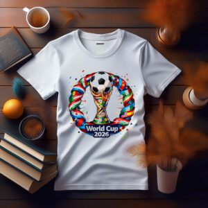 World Cup 2026 International Flags Trophy Circle T-Shirt