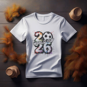 World Cup 2026 Soccer Paint Splash Shirt