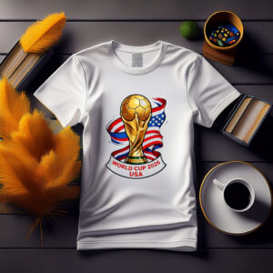 World Cup 2026 USA Ribbon Trophy Shirt