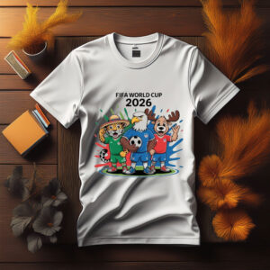 FIFA World Cup 2026 Mascot Style Animal Football T-Shirt