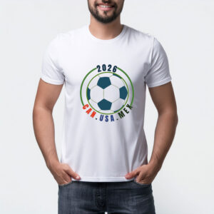 2026 Soccer Ball CAN USA MEX T-Shirt