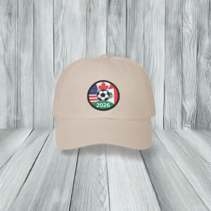 2026 International Soccer Cup USA Mexico Canada Dad Cap