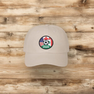 2026 International Soccer Cup USA Mexico Canada Dad Cap