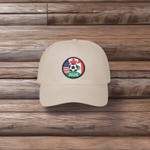 2026 International Soccer Cup USA Mexico Canada Dad Cap