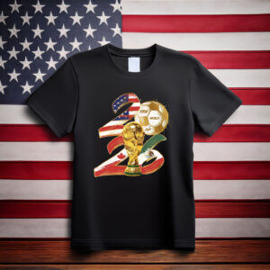 USA Canada Mexico Football Trophy T-Shirt