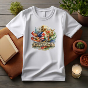 USA Canada Mexico Soccer Graphic Tee