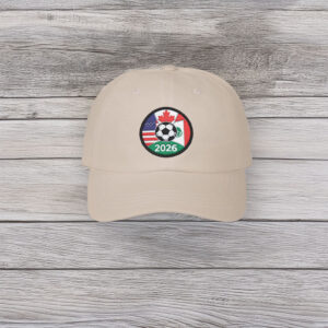 2026 International Soccer Cup USA Mexico Canada Dad Cap