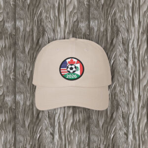 2026 International Soccer Cup USA Mexico Canada Dad Cap
