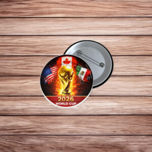 2026 World Cup Pin Buttons