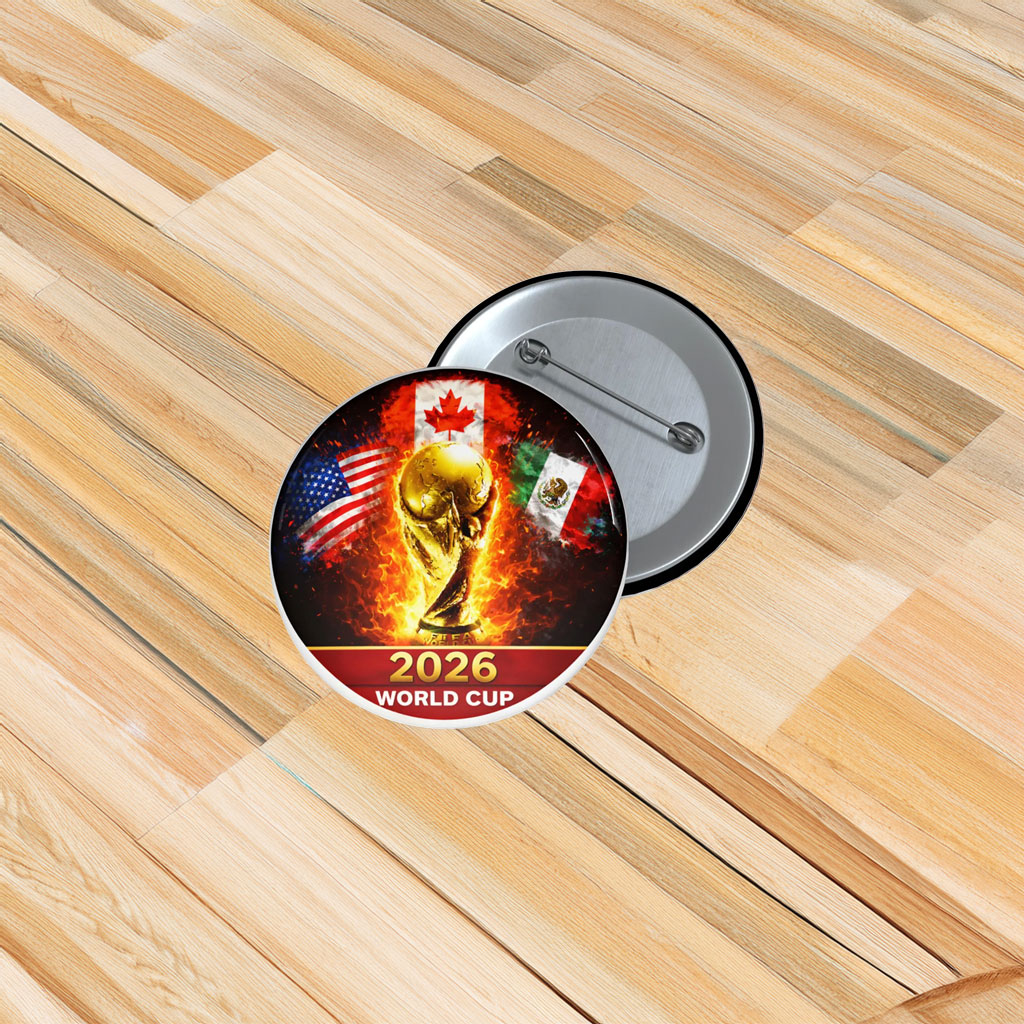 2026 World Cup Pin Buttons
