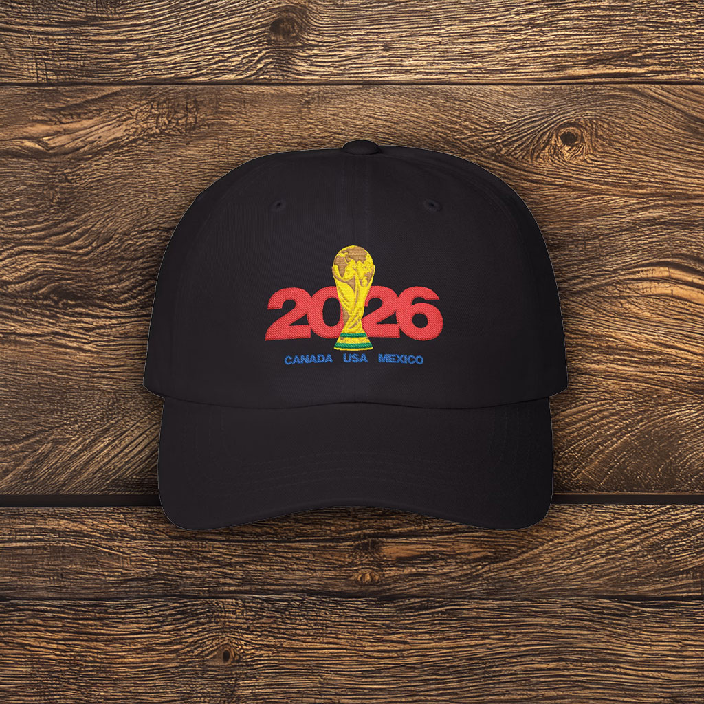 2026 World Cup Trophy Dad Cap