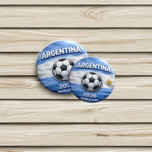 Argentina World Cup Pin Buttons