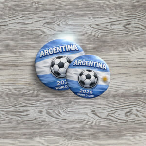 Argentina World Cup Pin Buttons