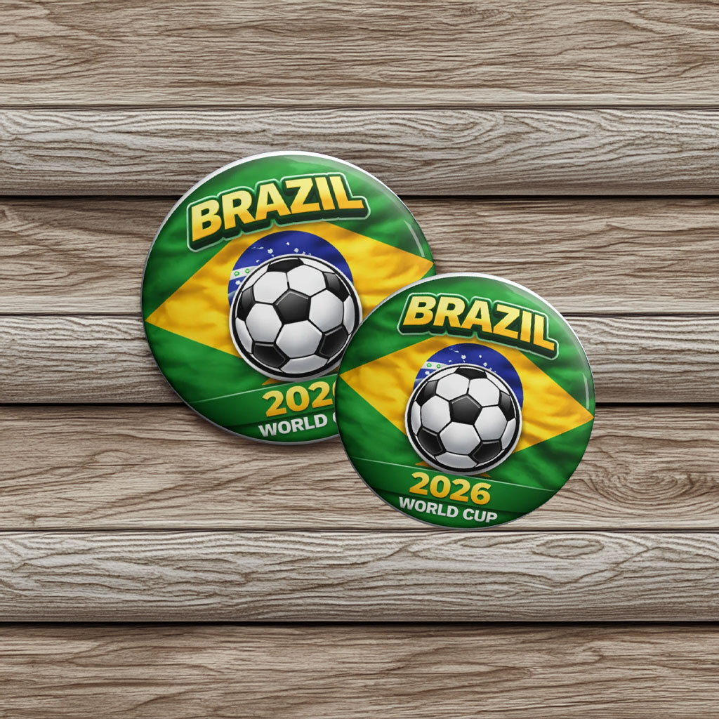 Brazil World Cup 2026 Pin