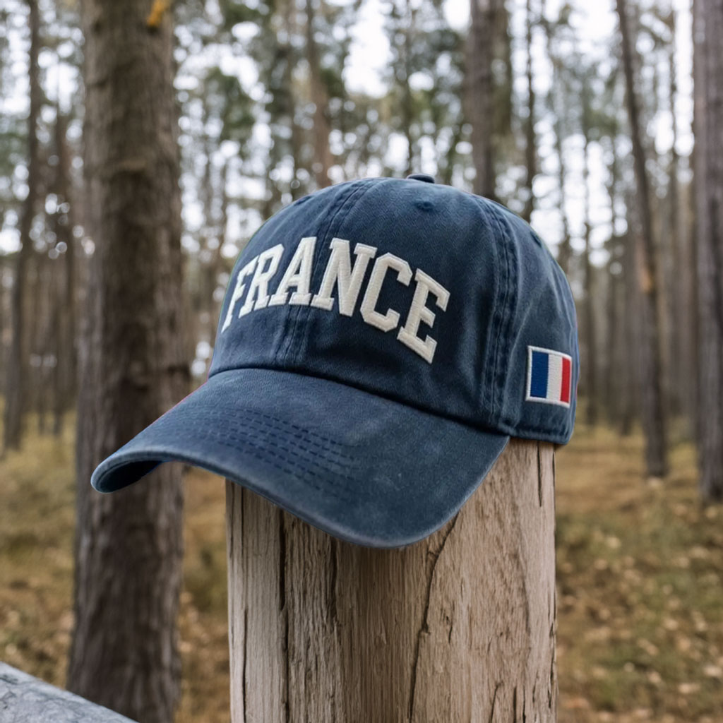 Embroidered Soccer 2026 France Flags Hat