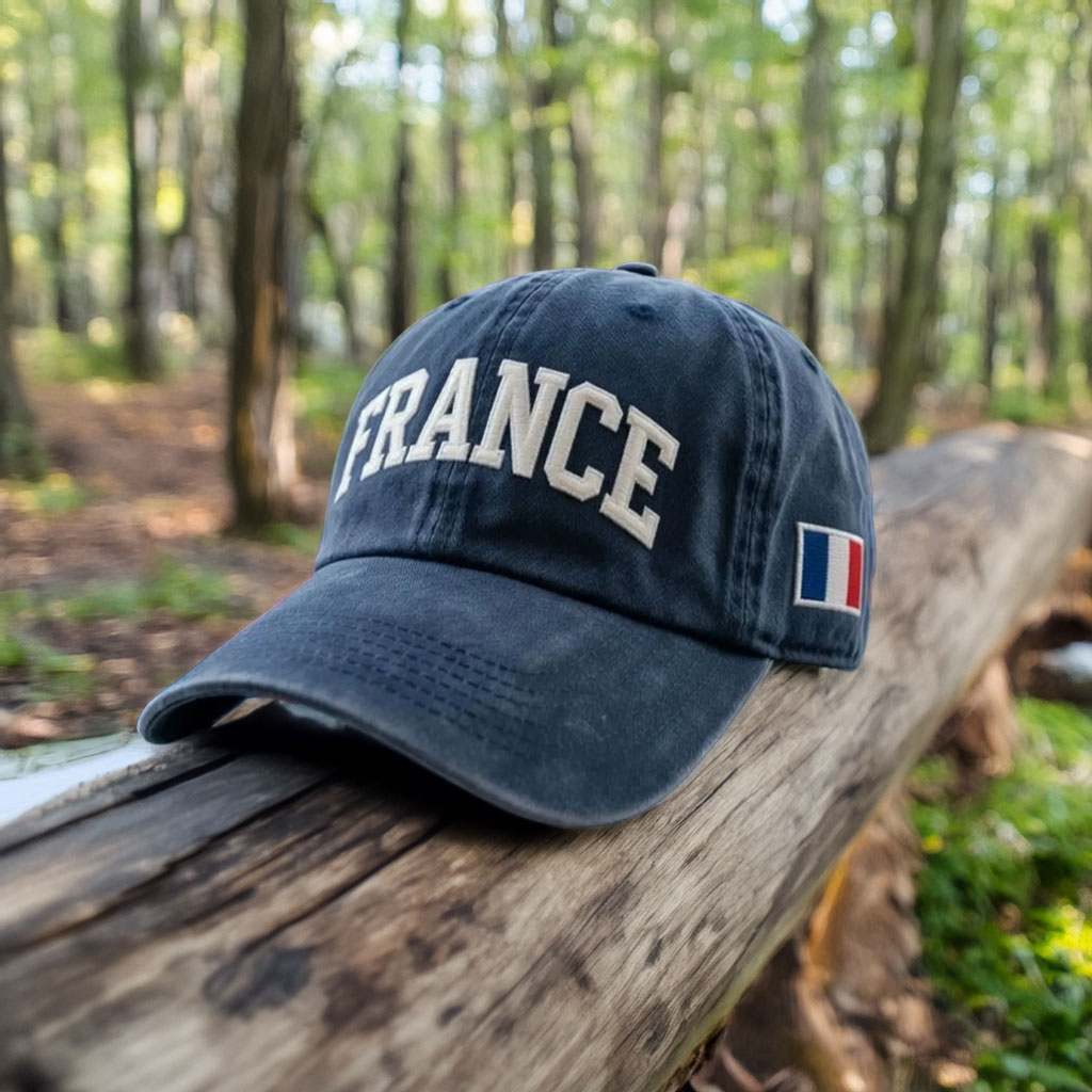 Embroidered Soccer 2026 France Flags Hat