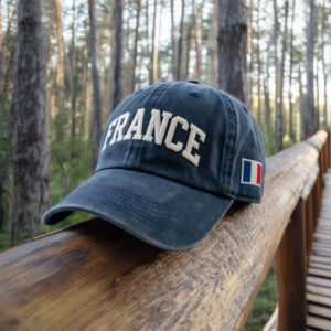 Embroidered Soccer 2026 France Flags Hat