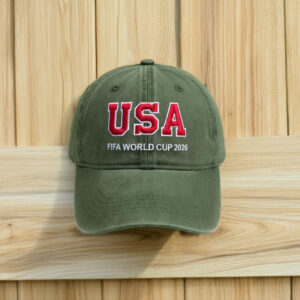 Embroidered Soccer Fan Baseball Cap