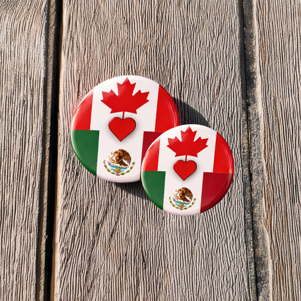 Flag Pin Button – World Cup 2026