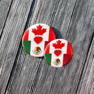 Flag Pin Button – World Cup 2026