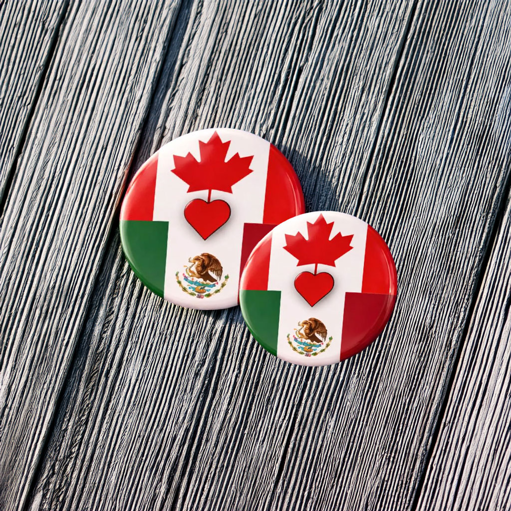 Flag Pin Button – World Cup 2026