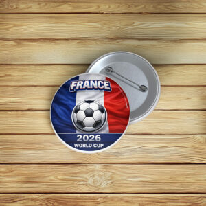 France World Cup 2026 Pin Button