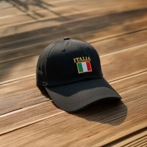 Italia Flag Embroidered Hat