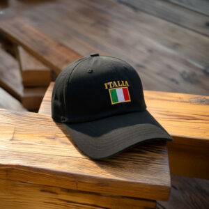 Italia Flag Embroidered Hat