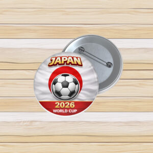 Japan World Cup 2026 Soccer Pin
