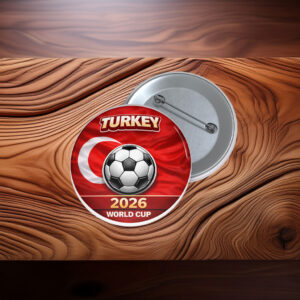 Turkey 2026 World Cup Pin Button