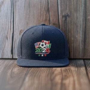 USA Canada Mexico Flag Embroidery Hat