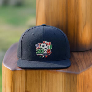 USA Canada Mexico Flag Embroidery Hat