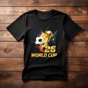 USA Canada Mexico Soccer Fan Tee