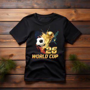 USA Canada Mexico Soccer Fan Tee