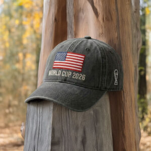 USA Flag World Cup 2026 Embroidered Hat