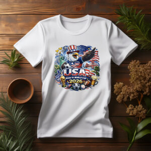 USA Patriotic Eagle Soccer Shirt