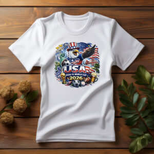 USA Patriotic Eagle Soccer Shirt