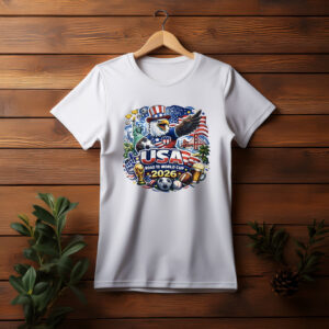 USA Patriotic Eagle Soccer Shirt