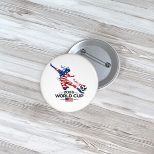 USA Soccer 2026 World Cup Pin Buttons