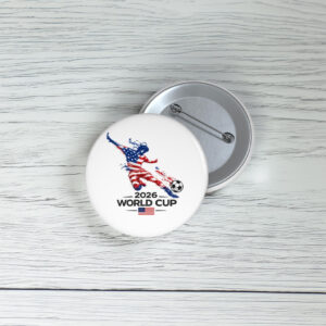 USA Soccer 2026 World Cup Pin Buttons