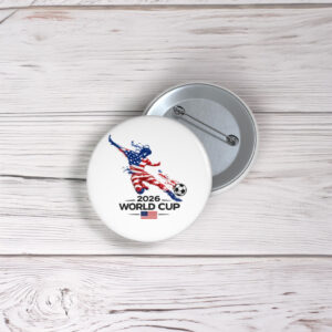 USA Soccer 2026 World Cup Pin Buttons
