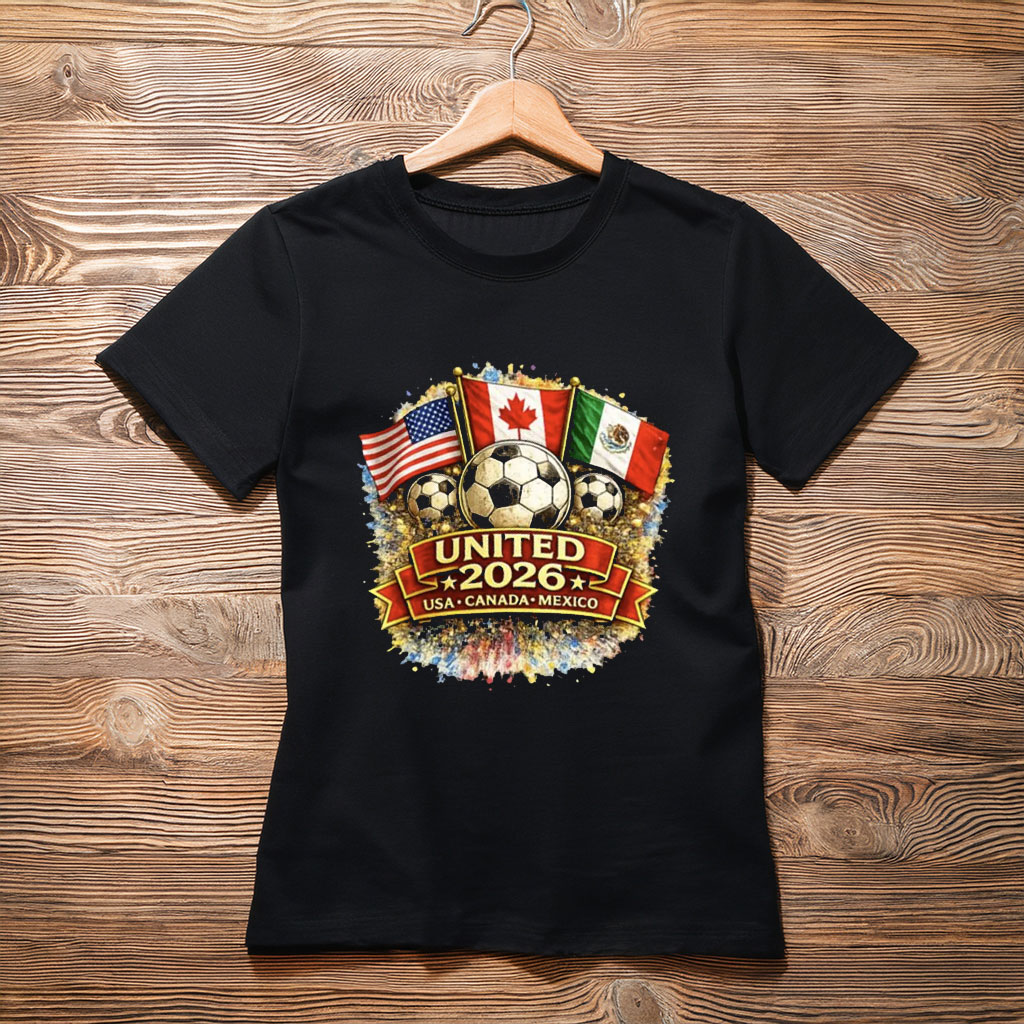 United 2026 World Cup Mexico USA Canada T-Shirt