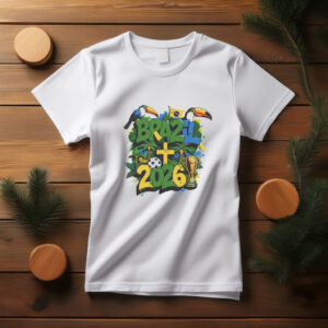 World Cup 2026 Brazil Football Fan Shirt